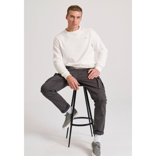 Men's The Essentials Crew Neck Sweatshirt with Chest Print