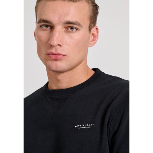 Men's The Essentials Crew Neck Sweatshirt with Chest Print