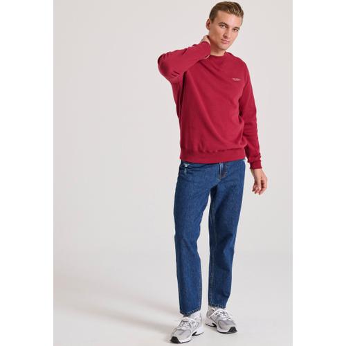 Men's The Essentials Crew Neck Sweatshirt with Chest Print