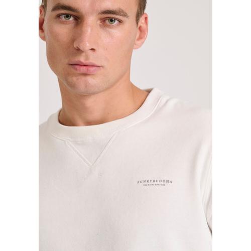 Men's The Essentials Crew Neck Sweatshirt with Chest Print