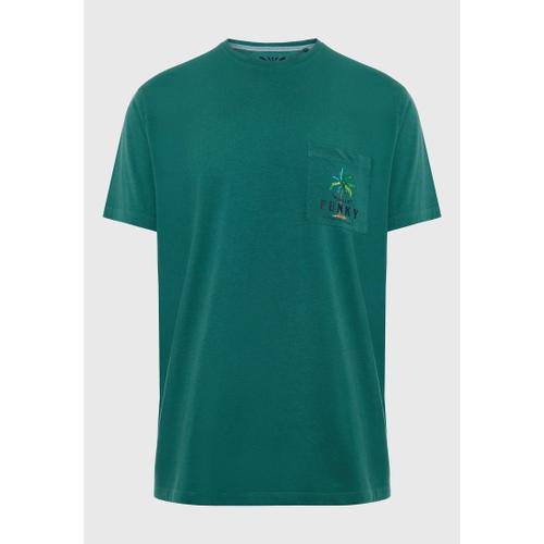 Men's Organic Cotton T-shirt With Brushed Print