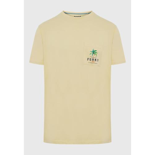 Men's Organic Cotton T-shirt With Brushed Print