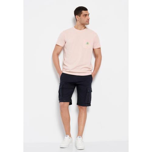 Men's Organic Cotton T-shirt With Brushed Print