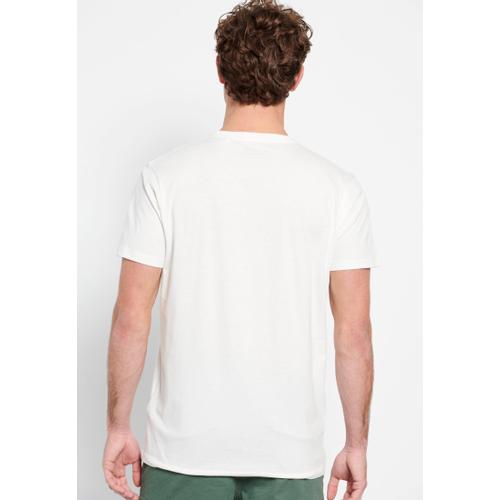 Men's Organic Cotton T-shirt With Brushed Print