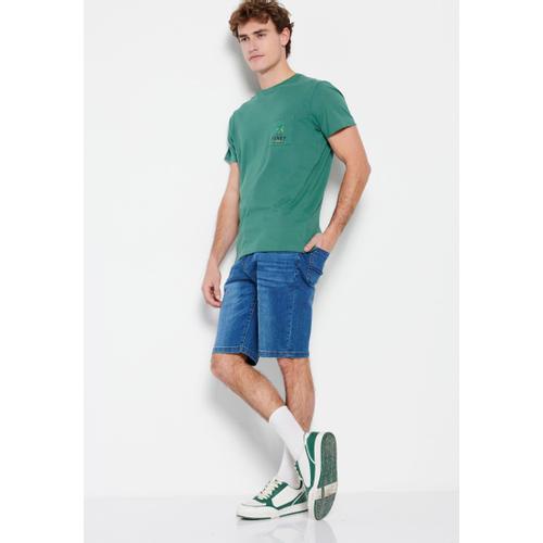 Men's Organic Cotton T-shirt With Brushed Print