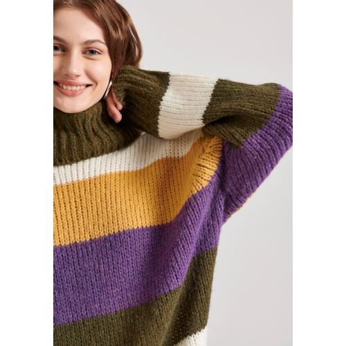 Women's Long Sweater with Loose Fit