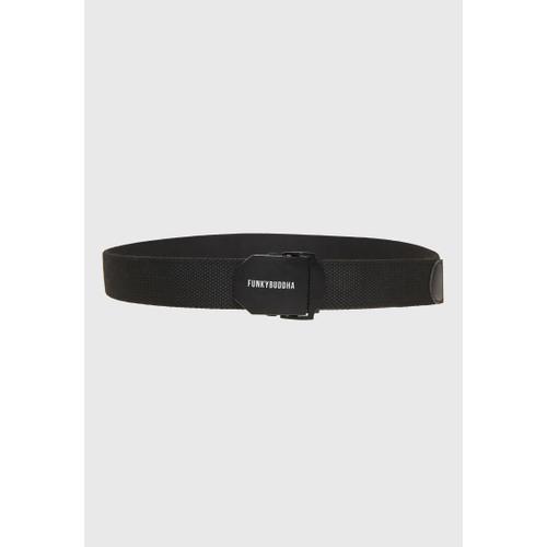 Men's Fabric Belt with Metal Buckle