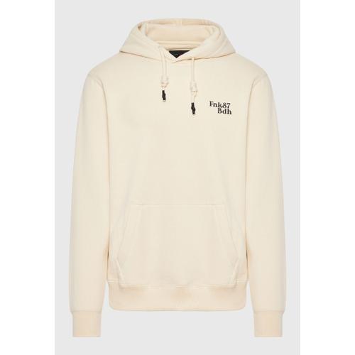 Men's Relaxed Fit Hoodie with Back Graphic Print and Kangaroo Pocket