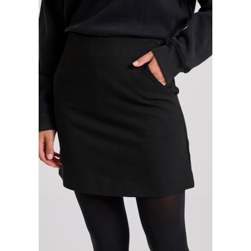 Women's Viscose Mini Skirt with Regular Fit, Concealed Back Zip and Front Pockets
