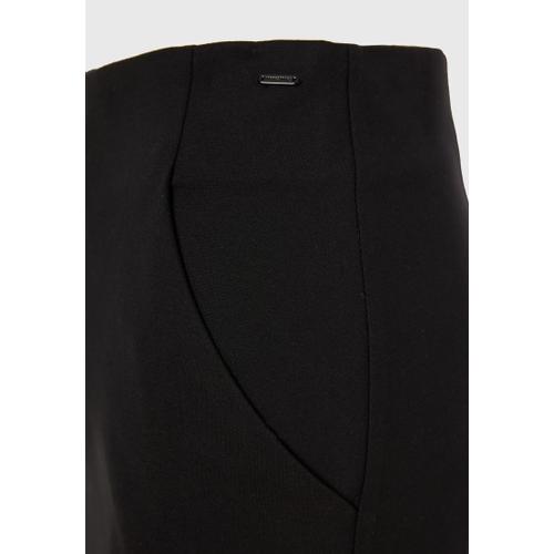 Women's Viscose Mini Skirt with Regular Fit, Concealed Back Zip and Front Pockets