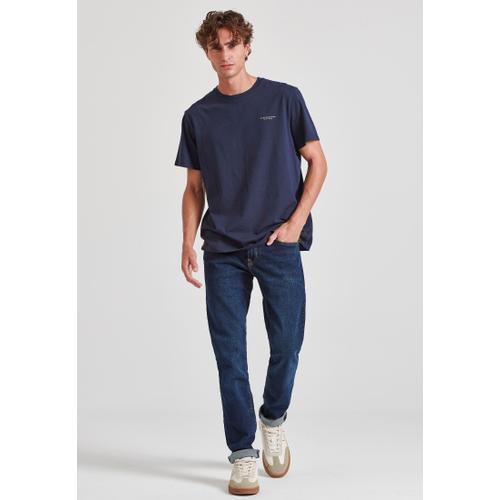 Men's Tapered Fit Low-Rise Jeans with Whisker Details by LTB x Funky Buddha