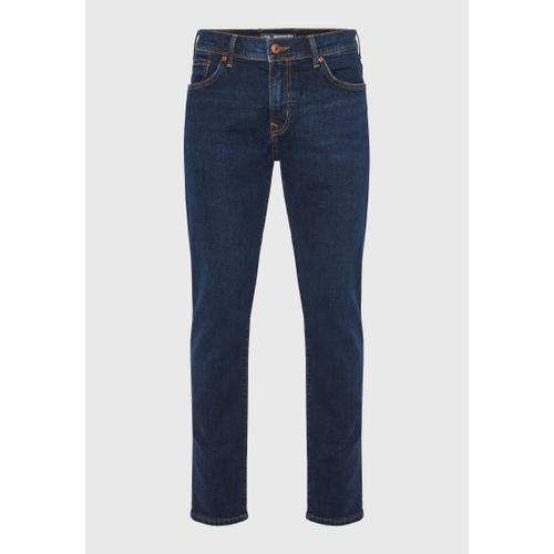 Men's Tapered Fit Low-Rise Jeans with Whisker Details by LTB x Funky Buddha