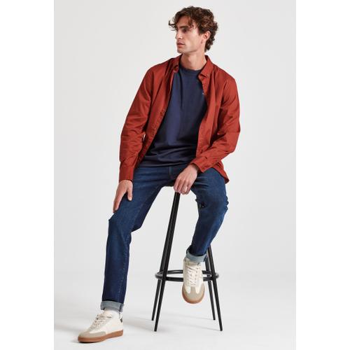 Men's Tapered Fit Low-Rise Jeans with Whisker Details by LTB x Funky Buddha