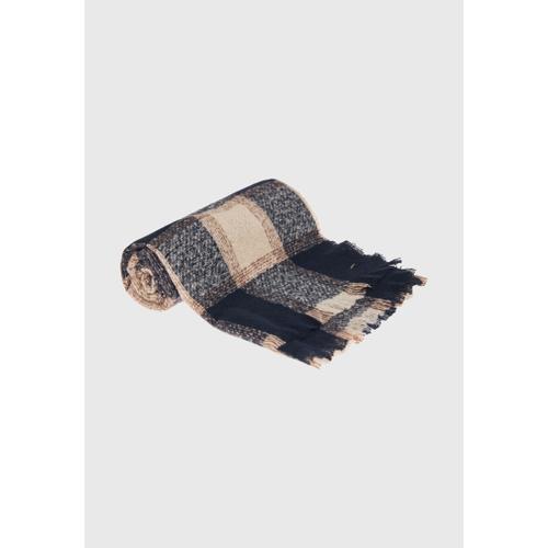 Men's Classic Plaid Scarf with Soft and Lightweight Fabric