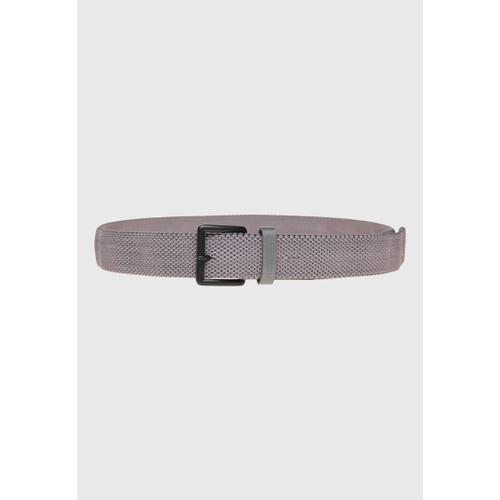 Men's Braided Belt with Square Metal Buckle