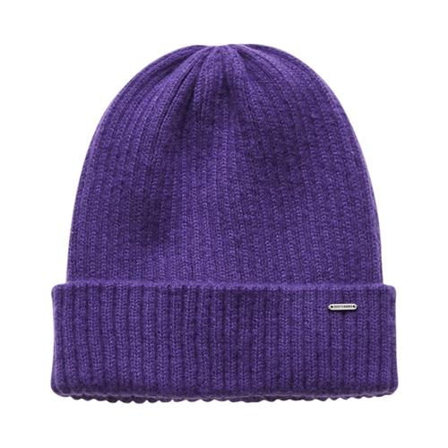 Women's Thick Knitted Beanie with Cuffed Design
