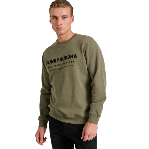 Herren Sweatshirt in Entspannter Passform mit Print für Zeitlosen Komfort