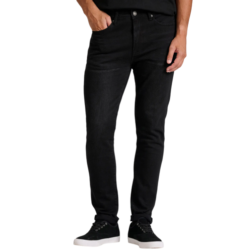 Herren-Slim-Fit-Jeans mit Whisker-Details