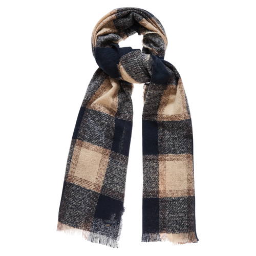 Men's Classic Plaid Scarf with Soft and Lightweight Fabric