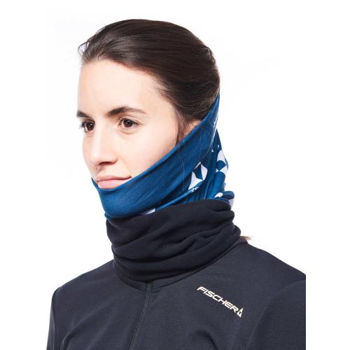 Unisex Bandana Logo Fleece - Dark Navy-White