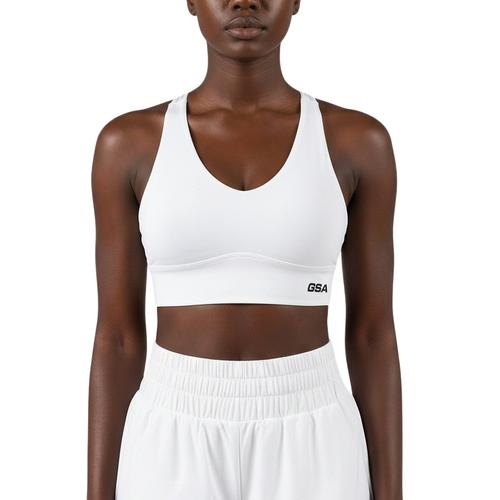 Brassière De Sport Femme À Doubles Bretelles & Tissu Sans Coutures