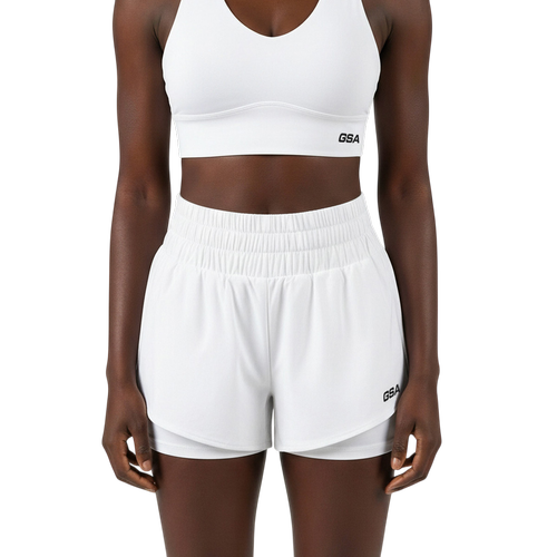 Short da Corsa da Donna con Tasche Laterali & Tessuto Ad Asciugatura Rapida