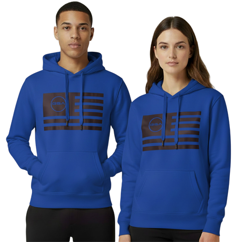 Unisex Hoodie with Slim Fit, Logo & Front Pocket