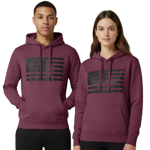 Unisex Sudadera Con Capucha De Corte Slim, Logo Y Bolsillo Frontal