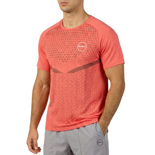 Men’s Performance T-Shirt with Technical Fabric & Round Neckline