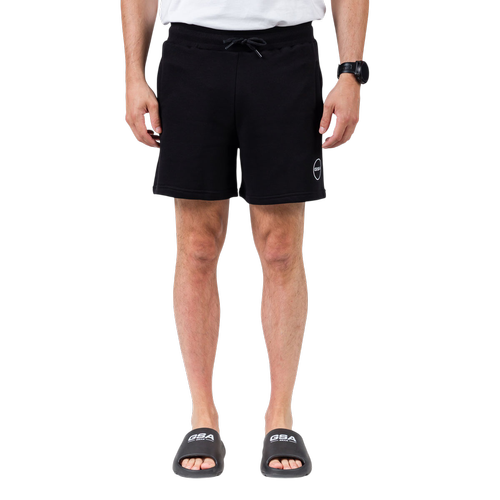Short 3/4 Hombre De Algodón Con Cintura Elástica & Bolsillos Laterales