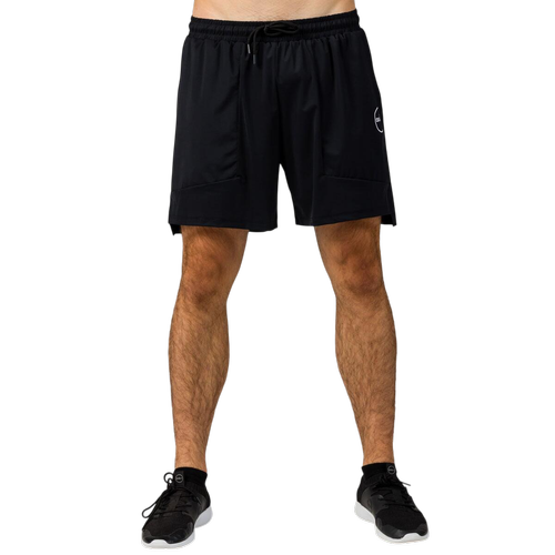 Shorts Athletic Para Hombre Con Cintura Elástica Y Bolsillo Con Cremallera
