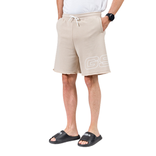 Pantalones Cortos Bermuda para Hombre con Cintura con Cordón y Estampado de Logo