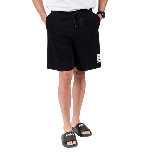 Bermuda Hombre De Algodón Con Estampado Gráfico & Bolsillo Trasero