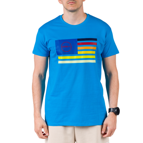 Ανδρικό T-Shirt με Στάμπα & Στρογγυλή Λαιμόκοψη