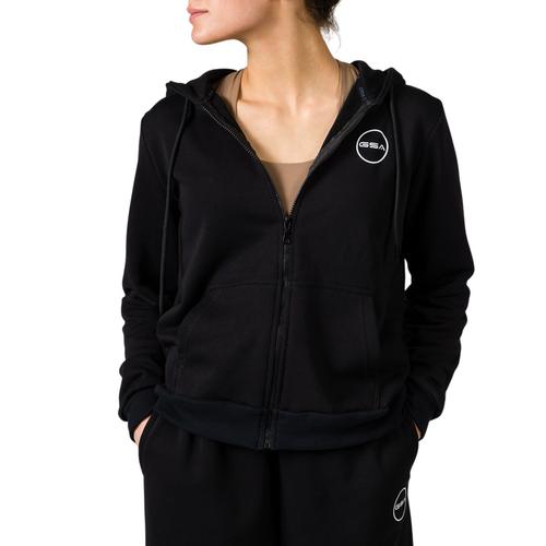 Chaqueta Deportiva con Capucha para Mujer con Cremallera Completa y Forro Polar