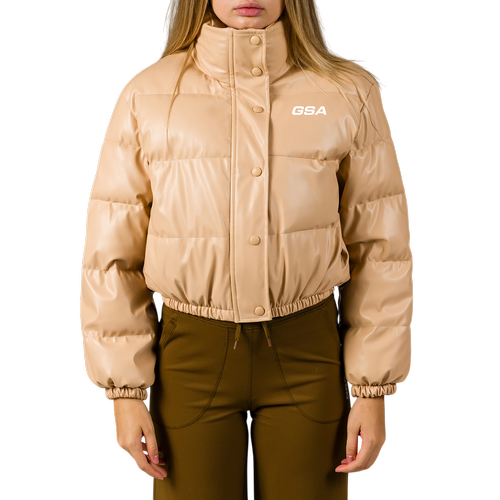 Piumino Vegan da Donna con Collo Alto & Tasche Laterali