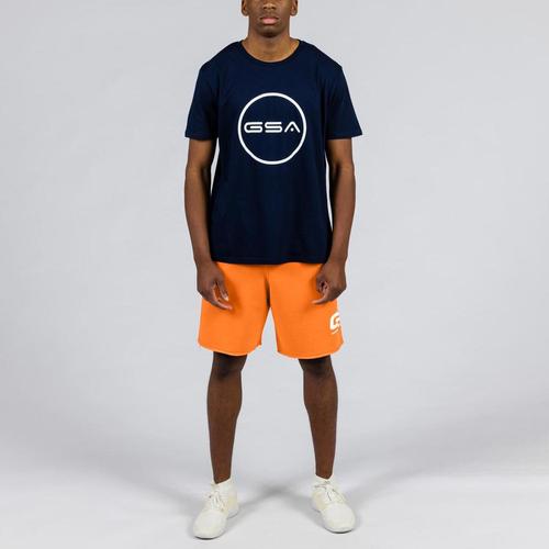 Men's Cotton Bermuda Shorts with Elastic Drawstring Waist & Side Pockets