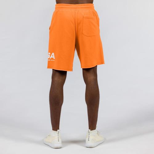 Men's Cotton Bermuda Shorts with Elastic Drawstring Waist & Side Pockets