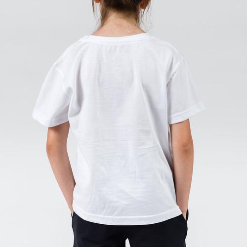 Girls’ Graphic T-Shirt with Front Print & Cotton Fabric