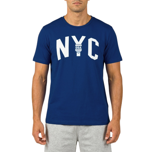 Ανδρικό T-shirt με Στρογγυλή Λαιμόκοψη & Κοντά Μανίκια