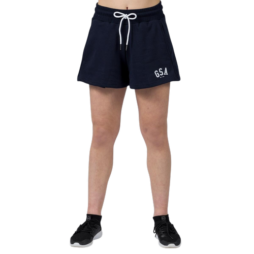 Shorts da Donna a Vita Alta con Stampa Logo