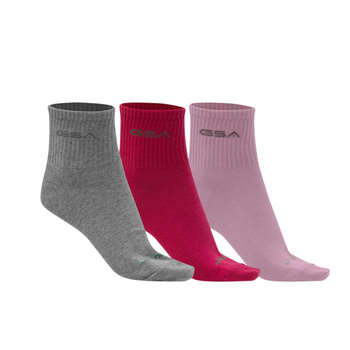 Women’s Ultralight Athletic Socks in Organic Cotton Blend - 3 Pack