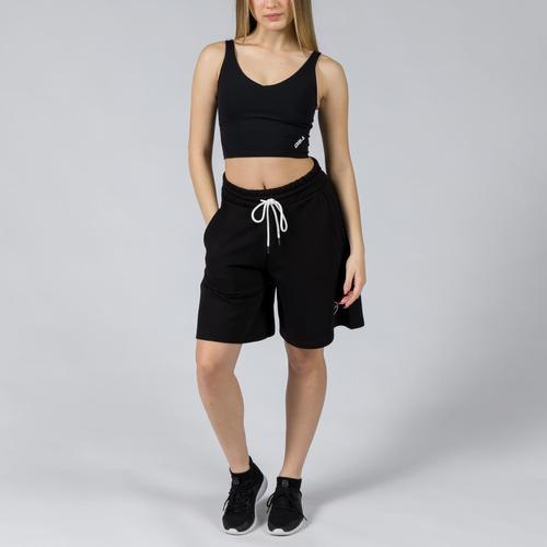 Women's Cotton Bermuda Shorts with Elastic Drawstring Waist