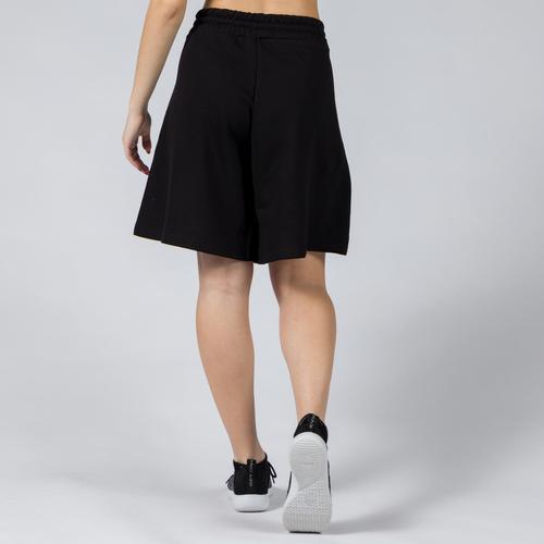 Women's Cotton Bermuda Shorts with Elastic Drawstring Waist