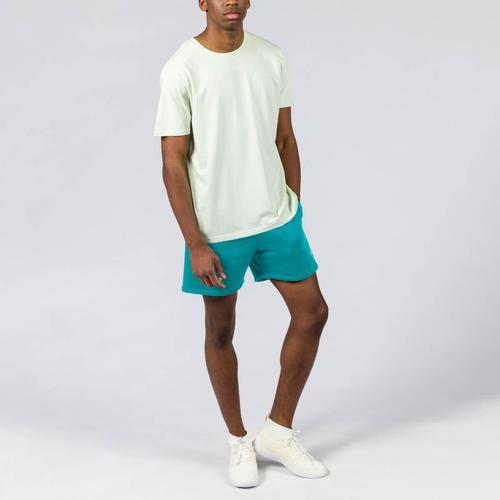 Men's Cotton 3/4 Shorts with Elastic Drawstring Waist & Side Pockets