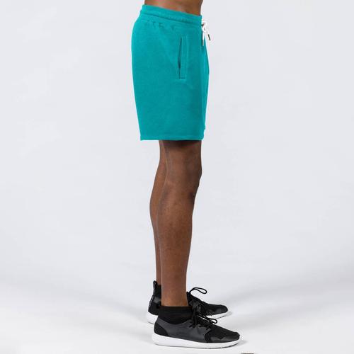 Men's Cotton 3/4 Shorts with Elastic Drawstring Waist & Side Pockets