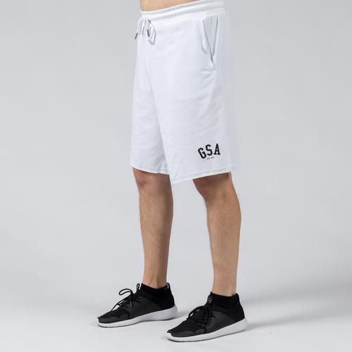 Men's Cotton Shorts with Elastic Drawstring Waist & Side Pockets