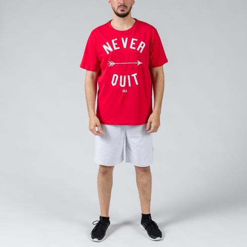 Men's Cotton Shorts with Elastic Drawstring Waist & Side Pockets