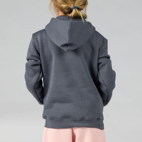 Kids' Fleece Hoodie with Logo Print & Kangaroo Pocket