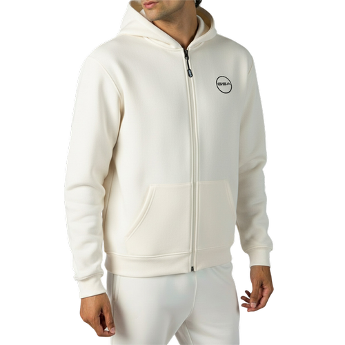 Ανδρική Αθλητική Ζακέτα με Τσέπες Τύπου Καγκουρό & Fleece Επένδυση